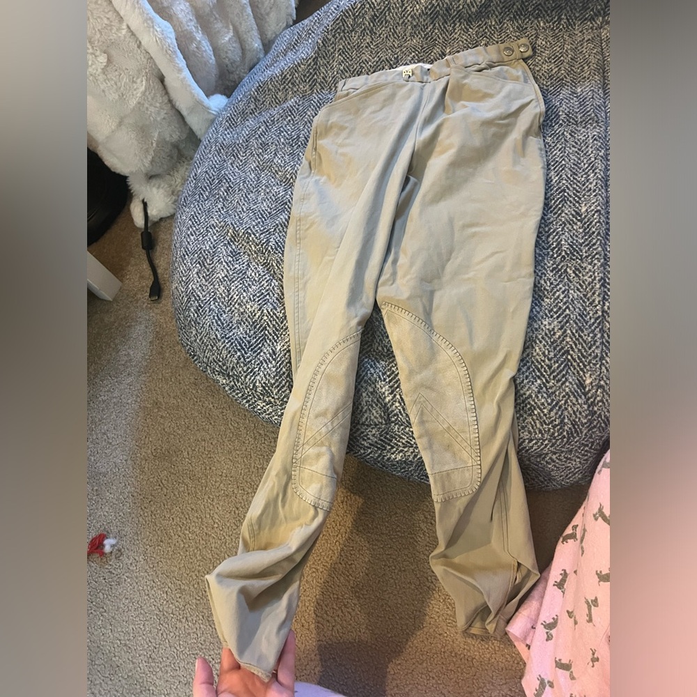 Pikeur side zip tan breeches